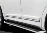 Молдинги на двери Nissan Patrol Y62 2010+